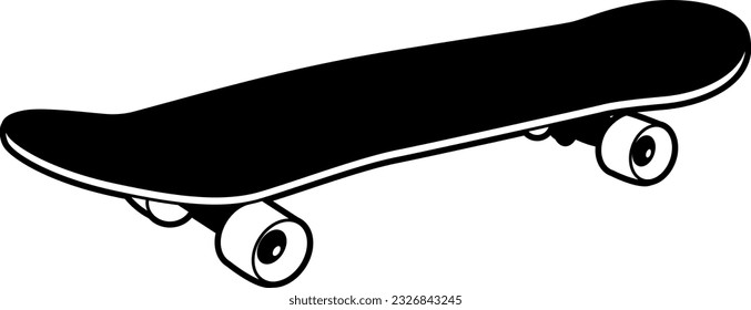 Skateboard Eps Vector Digital File