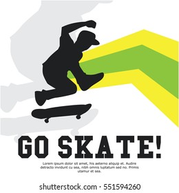 Skateboard event poster design