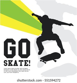 Skateboard event poster design