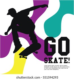 Skateboard event poster design
