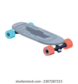 skateboard exteme sports icon isolated