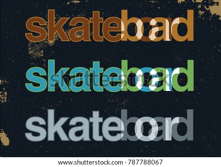 skateboard graphic design