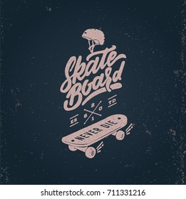 Skateboard Graphic Tees, Typography, T-Shirt graphics