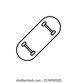 Icono de tablero de skateboard para aplicaciones y sitios web
