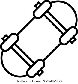 Skateboard icon design for personal commercial use