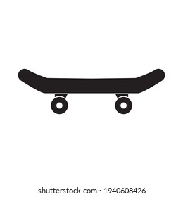 Skateboard Icon Design Vector Template Illustration In Trendy Flat Style