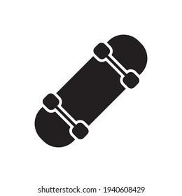 Skateboard Icon Design Vector Template Illustration In Trendy Flat Style
