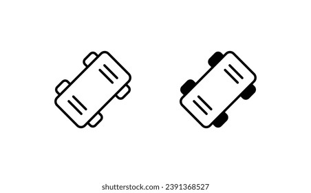 Diseño de iconos de tablero de mandos con ilustración de fondo blanco