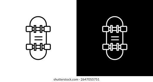 Skateboard icon. Graphic Design vector icon. Ui Ux Icons