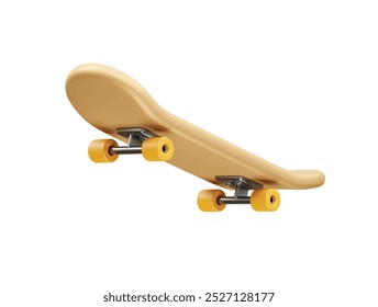 skateboard icon illustration 3d render