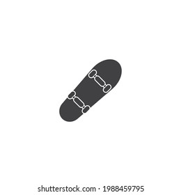 Skateboard icon isolated on white background