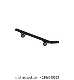 skateboard icon on the white background 
