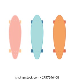 Skateboardsymbol, Vektorgrafik-Hintergrund