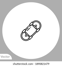 Skateboard icon sign vector,Symbol, logo illustration for web and mobile