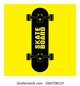 skateboard icon vector