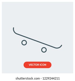 skateboard icon vector