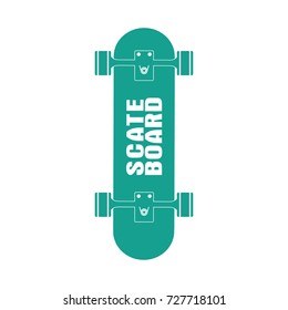 skateboard icon vector