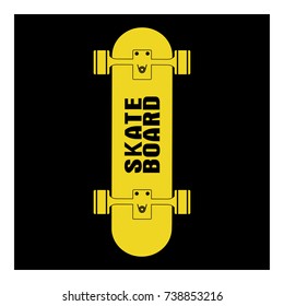 skateboard icon vector