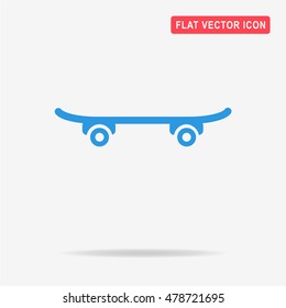 Skateboard icon. Vector concept illustration for design.
