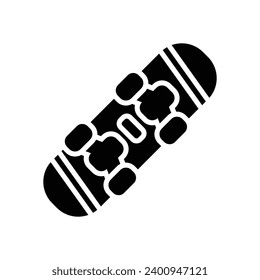 skateboard icon. vector glyph icon for your website, mobile, presentation, and logo design.
