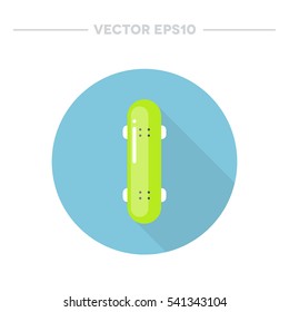 skateboard icon. vector illustration