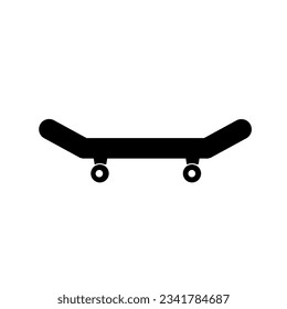 Skateboard icon. Skateboard vector icon for web design isolated on white background.
