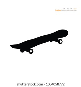 skateboard icon.vector illustration.