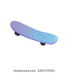 Skateboard Isolated on White Background. Sport. Vector Illustration.