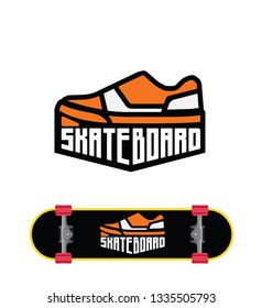 Skateboard with skateboard logo 2