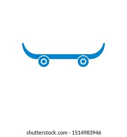 Skateboard logo template vector illustration