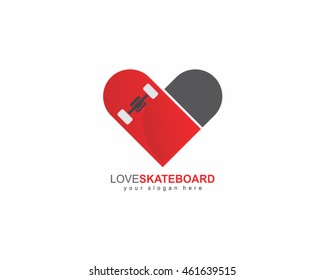 Skateboard Logo Vector