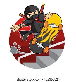 The Skateboard Ninja