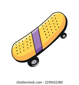 skateboard pop art nineties icon