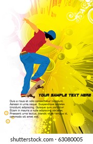 Skateboard poster