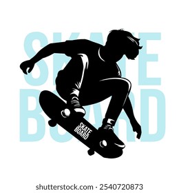 Skateboard Shadows Dynamic Silhouettes in Motion