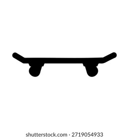 Skateboard Silhouette Vektor flache Illustration Design.