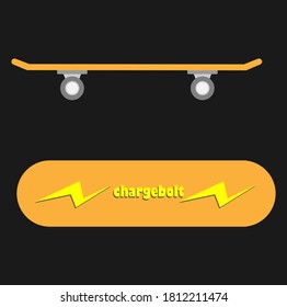 Skateboard skate board illustration vector