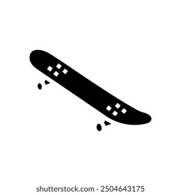 skateboard skate sport glyph icon vector. skateboard skate sport sign. isolated symbol illustration