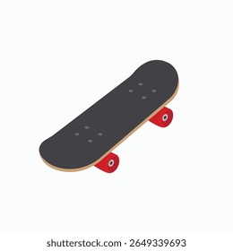 skateboard skater emoji symbol sign icon vector illustration