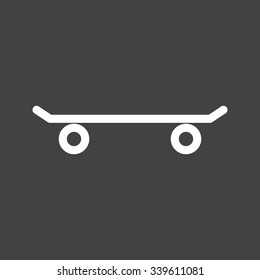 Skateboard, skating icon vector image. Can also be used for objects. Suitable for web apps, mobile apps and print media.