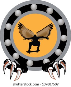 skateboard sticker