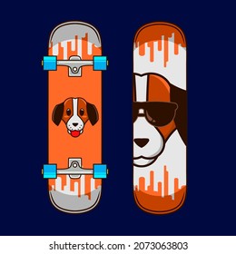 Skateboard-Stil Vektorlinie neon Art potrait Logo bunt Design mit dunklem Hintergrund. Abstrakte grafische Illustration. Einziger schwarzer Hintergrund für T-Shirt, Poster, Kleidung, Merch