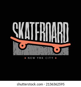 Skateboard t-shirt and apparel design