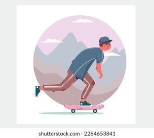 A skateboard is a type of sports equipment used for skateboarding. They are usually made of a specially designed 7-8 ply maple plywood deck and polyurethane wheels attached to the underside