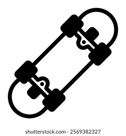 Skateboard Urban Lifestyale icon illustration