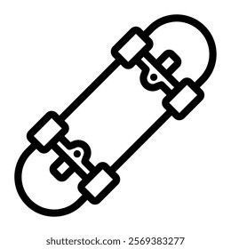 Skateboard Urban Lifestyale icon illustration