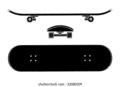 Skateboard Vector 01