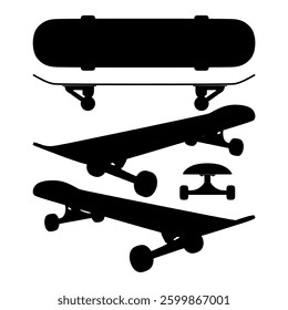Skateboard Vector 13. Illustration Isolated On White Background. A Vector Illustration Of Skate Board.