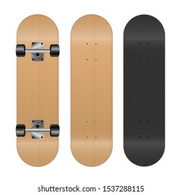 Skateboard vector design illustration isolated on white background