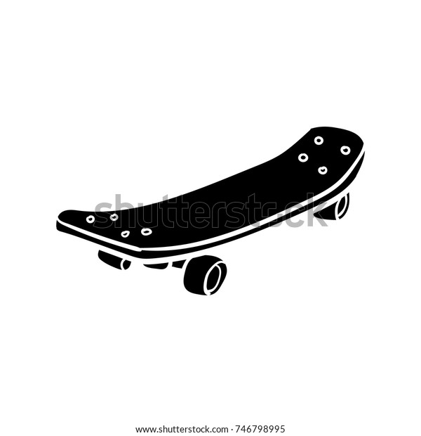 Skateboard Vector Doodle Stock Vector Royalty Free